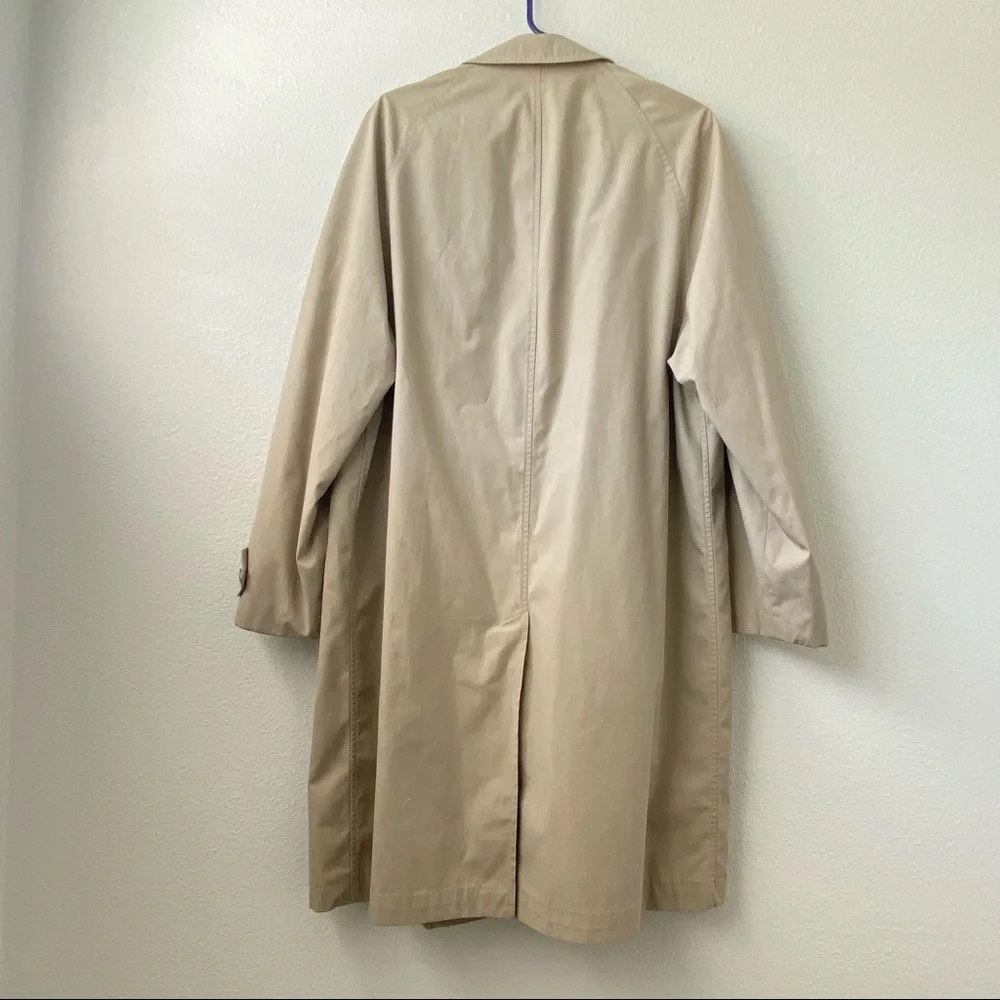 Mens Rain and Stain Resistant Trench Coat - Picture 7 of 12